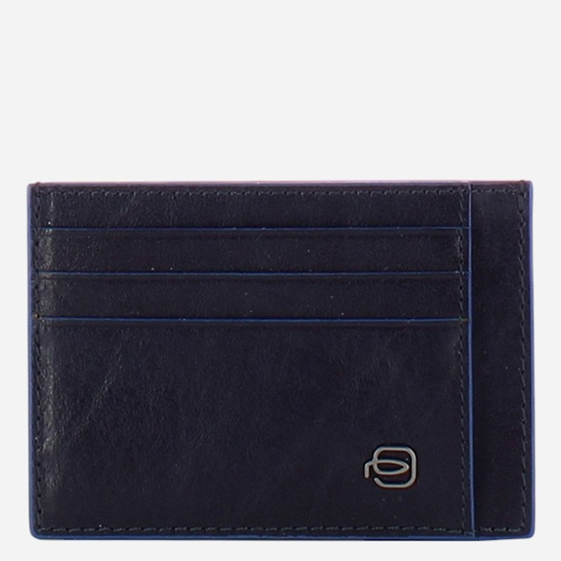 Etui na karty męskie skórzane Piquadro PP2762B2SR/BLU Niebieskie - obraz 1