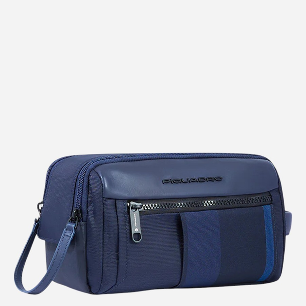 Kosmetyczka męska Piquadro BY5994S131/BLU Niebieska - obraz 3