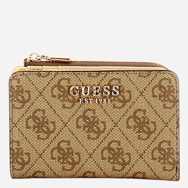 Portfel damski na karty Guess Laurel SWSG8500156-LTL Brązowy - obraz 1