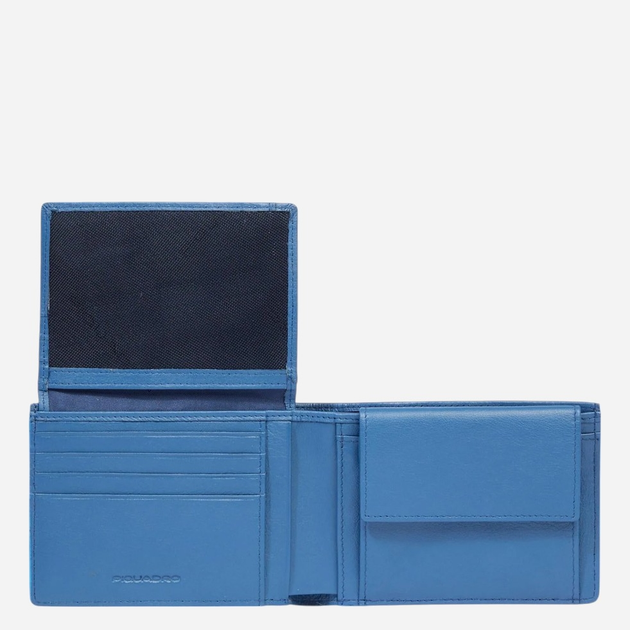 Portfel męski skórzany Piquadro PU1392S138R/AV Błękitny - obraz 4