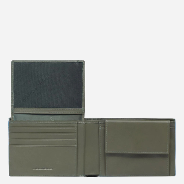 Portfel męski skórzany Piquadro PU1392S138R/VE Oliwkowy - obraz 4