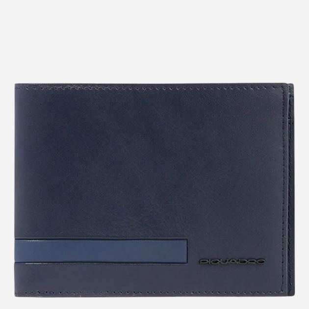 Portfel męski skórzany Piquadro PU257S133R/BLU Niebieski - obraz 1