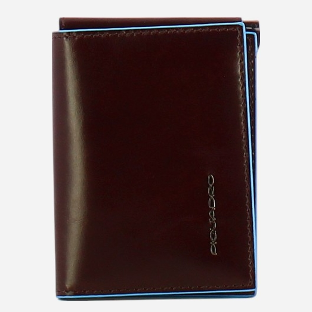 Портмоне чоловіче шкіряне для карток Piquadro PU3890B2R/MO Коричневе (800070339318) - зображення 1