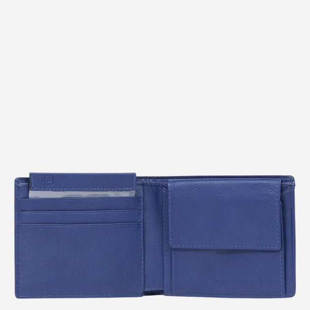 Portfel męski na karty Piquadro PU4188S137R/BLU Niebieski - obraz 3