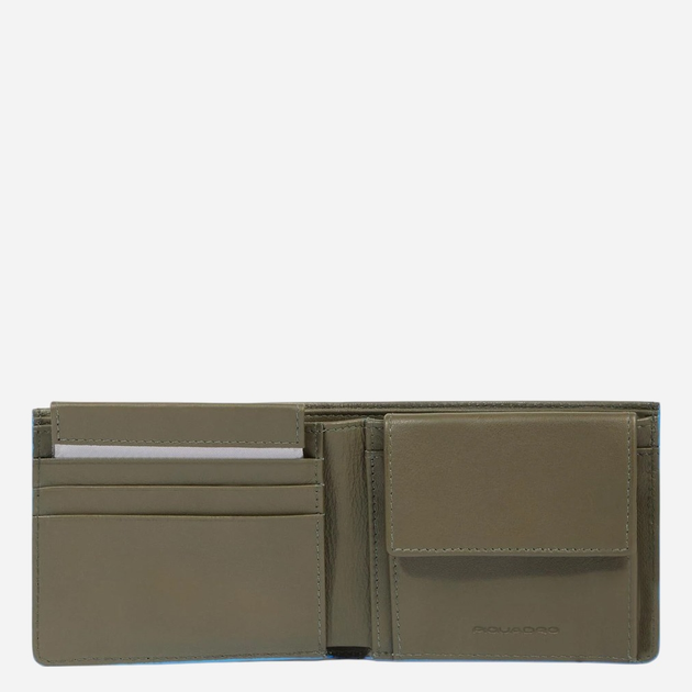 Portfel męski skórzany Piquadro PU4188S138R/VE Oliwkowy - obraz 3