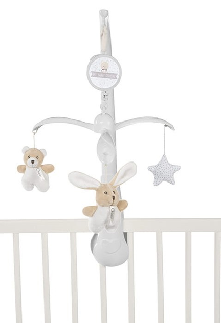 Карусель на ліжечко Chicco My Sweet Doudou Ведмедик і Кролик (8058664104574) - зображення 3