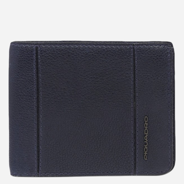 Portfel męski skórzany Piquadro PU4518S134R/BLU Granatowy - obraz 1