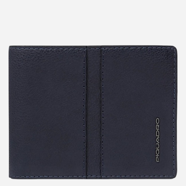 Portfel męski skórzany Piquadro PU4518W130R/BLU Granatowy - obraz 1