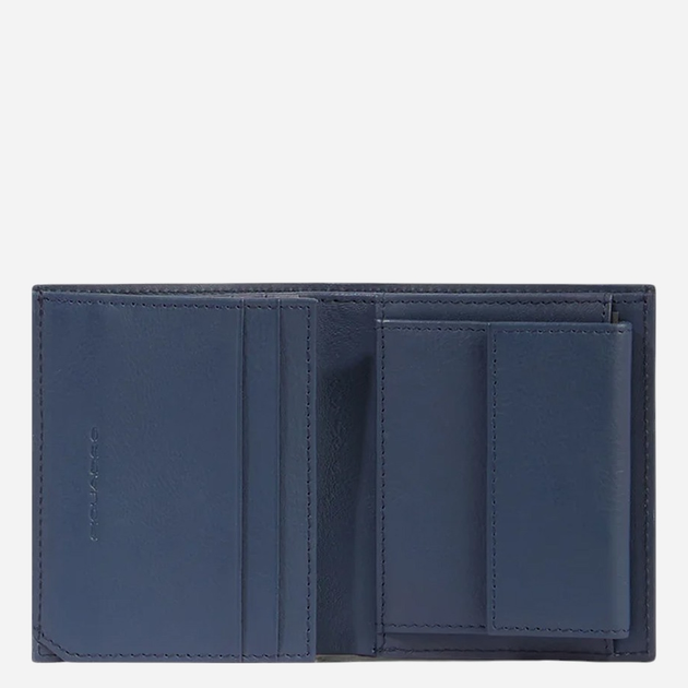 Портмоне чоловіче шкіряне для карток Piquadro PU5964S133R/BLU Синє (800070320553) - зображення 3