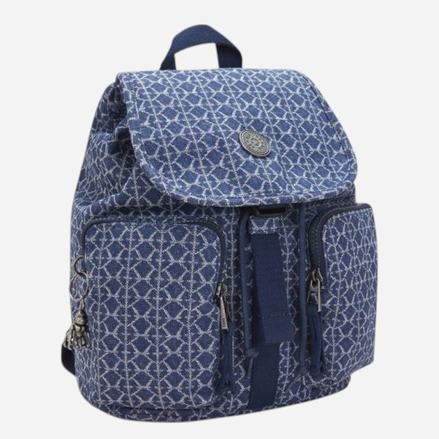Рюкзак жіночий тканинний вміщує формат А4 Kipling Anto KPKI53867PF1001 Синій (800070328105) - зображення 4