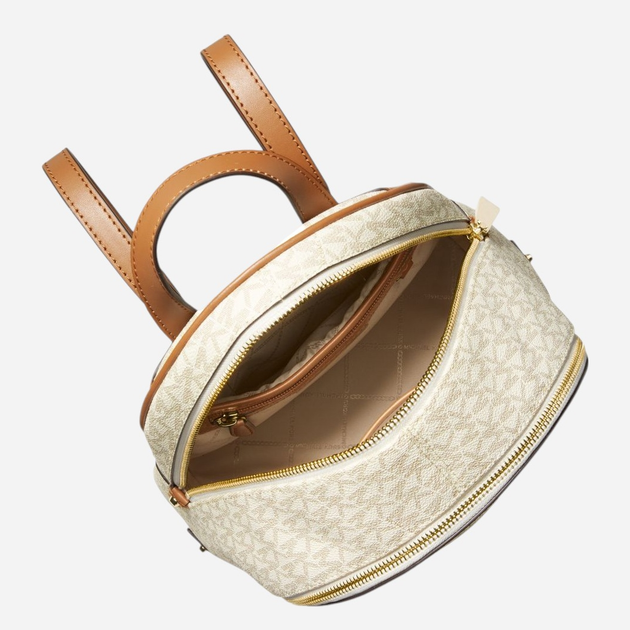 Рюкзак жіночий вміщує формат А4 Michael Kors Rhea 30S7GEZB1B-150 Білий (800070263182) - зображення 3