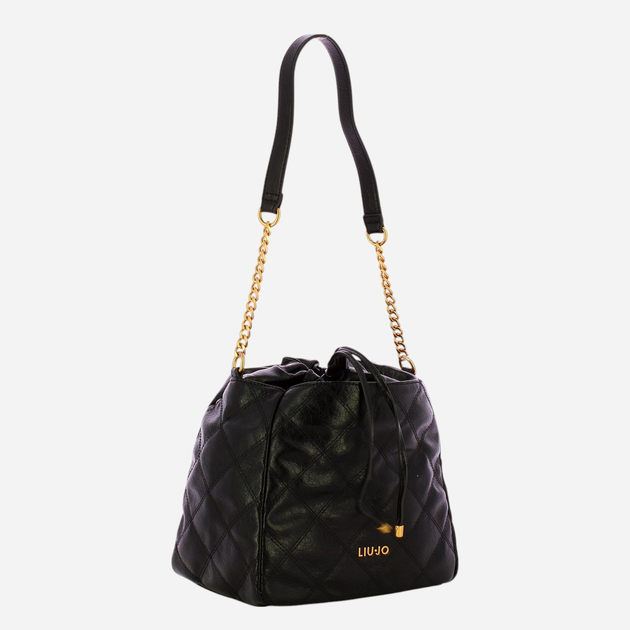 Сумка жіноча середня Liu Jo AA5122E0914-22222 Чорна (800070335707) - зображення 3
