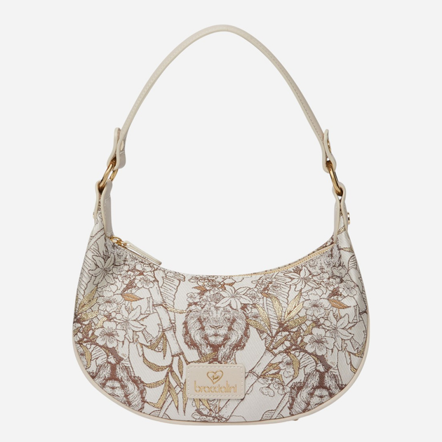 Torebka damska mała Braccialini Jacquard B18254-TY-305 Beżowa - obraz 1