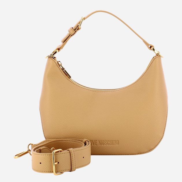 Torebka damska mała Love Moschino JC4018PP1MLT0105 Beżowa - obraz 4