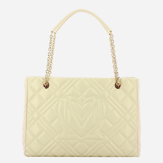 Torba damska duża Love Moschino JC4145PP1MLA0110 Mleczna - obraz 2