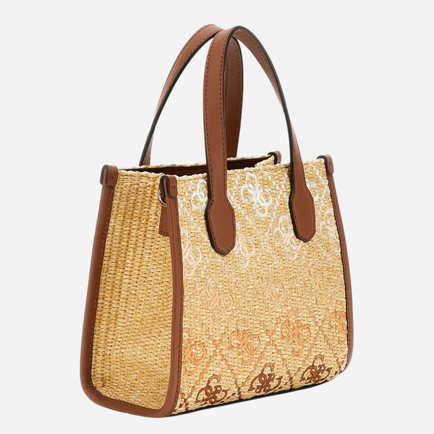Torebka damska mini Guess Silvana HWSW8665770-COL Brązowa - obraz 2