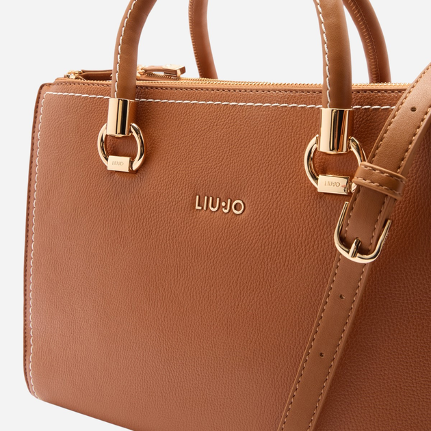 Zestaw (torebka shopper + portfel) damski Liu Jo AA5008E0058-81154 Brązowy - obraz 4