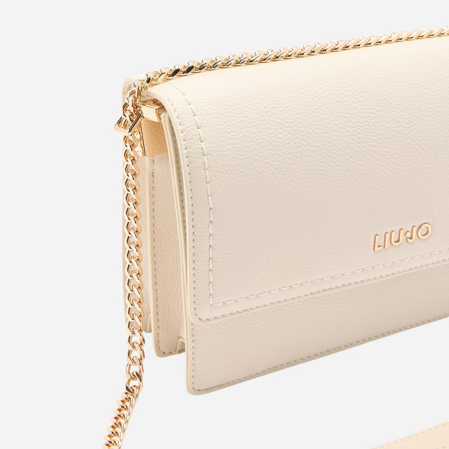 Zestaw (torebka crossbody + portfel) damski Liu Jo AA5158E0058-X0459 Mleczny - obraz 5