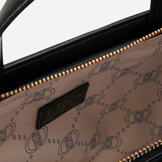 Zestaw (torebka shopper + portfel) damski Liu Jo AA5181T4559-22222 Czarny - obraz 5