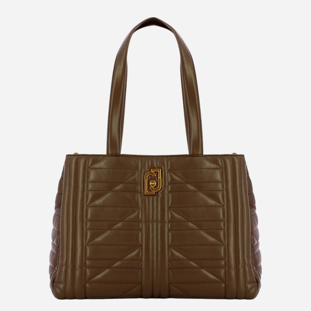 Zestaw (torebka shopper + portfel) damski Liu Jo AF3120E0426-90912 Brązowy - obraz 4