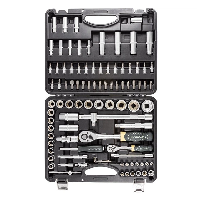 Набор инструментов 94 предмета 1/2'' , 1/4'' (6гр.) (4-32мм) ROCKFORCE RF-4941-5 - изображение 3