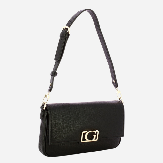 Torebka bagietka damska mała Guess Circe HWBG9642190-BLA Czarna - obraz 3