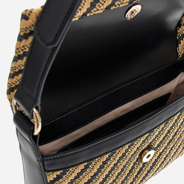 Torebka bagietka damska mini Guess Simona HWWG9210190-NTB Czarna - obraz 4
