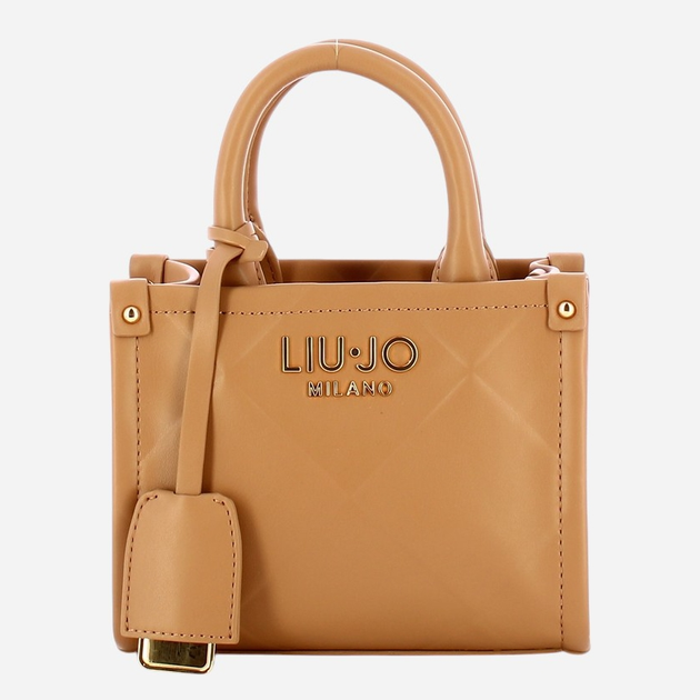 Сумка крос-боді через плече жіноча маленька Liu Jo AA5102E0778-00070 Бежева (800070335701) - зображення 4