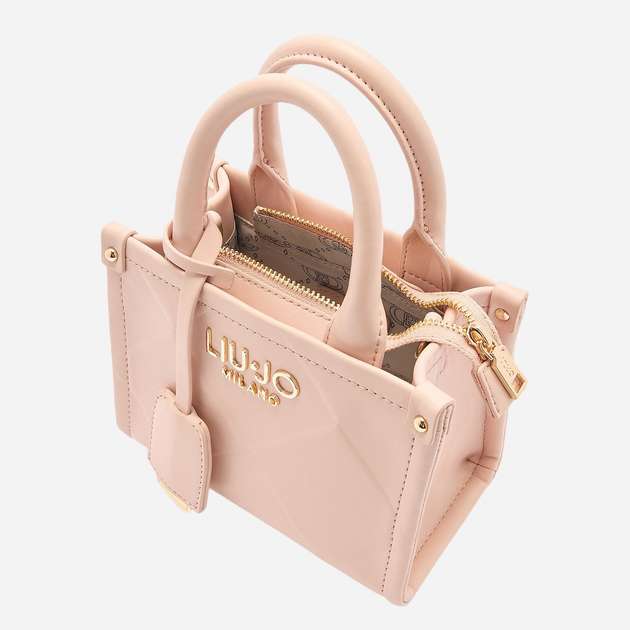 Сумка крос-боді через плече жіноча маленька Liu Jo AA5102E0778-00178 Світло-рожева (800070335702) - зображення 4