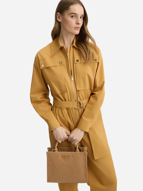 Torebka crossbody damska mała Liu Jo AA5192E0778-00070 Beżowa - obraz 2