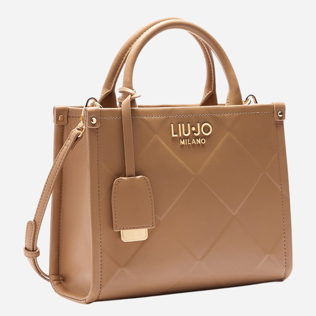 Torebka crossbody damska mała Liu Jo AA5192E0778-00070 Beżowa - obraz 4