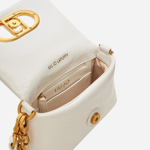 Torebka crossbody damska mini Liu Jo AA5269E0886-01065 Biała - obraz 4