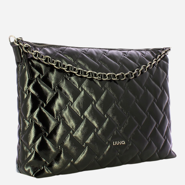 Torebka crossbody damska duża Liu Jo AF3114E0004-22222 Czarna - obraz 3