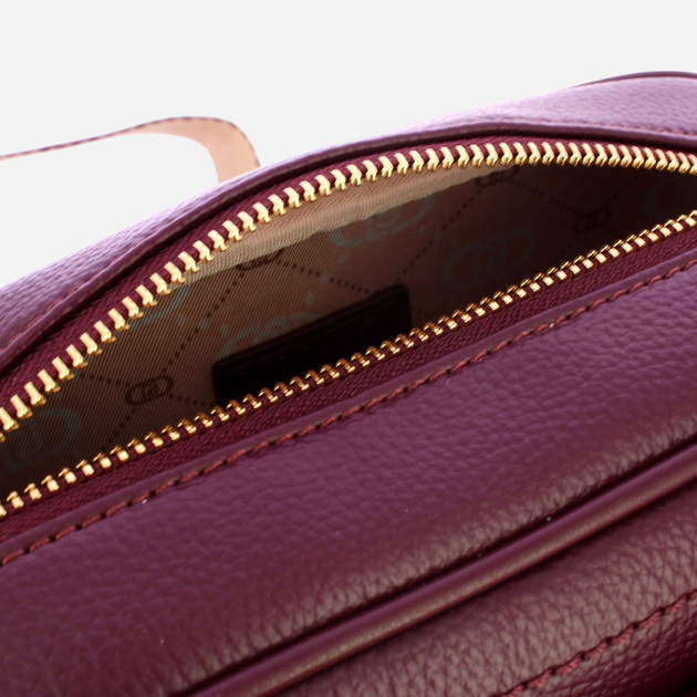 Torebka crossbody damska mini Liu Jo AF4033E0031-00136 Bordowa - obraz 4