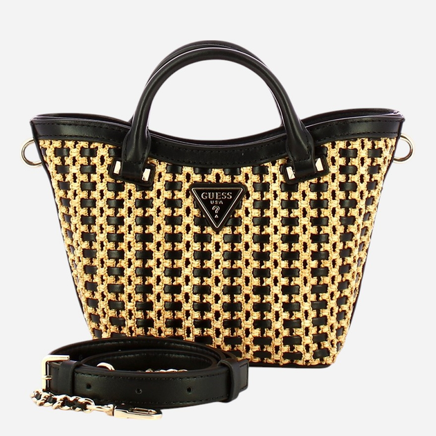 Сумка крос-боді через плече жіноча маленька Guess Atalia HWWG9647750-NTB Чорна (800070334994) - зображення 1