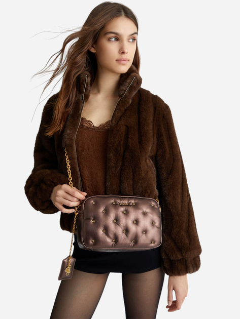 Torebka crossbody damska mini Liu Jo AF4304E0923-X0582 Brązowa - obraz 2