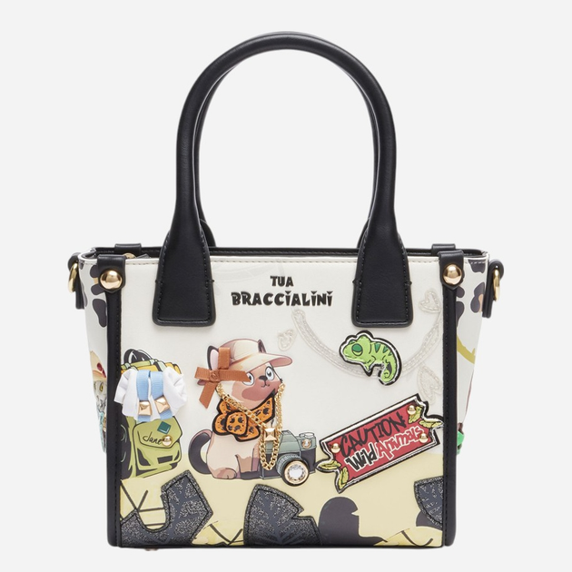 Torebka crossbody damska mała Braccialini Allround B18150-YY-818 Czarna - obraz 1