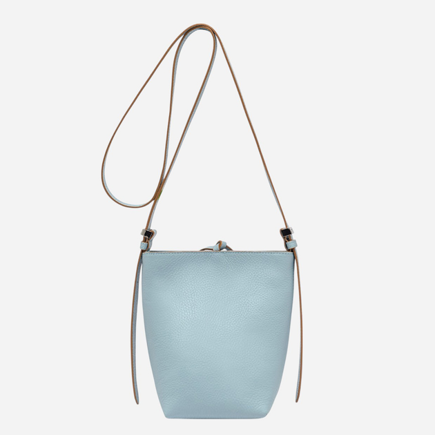 Torebka crossbody damska skórzana Gianni Chiarini Amelia BS-11345/COMM-GRN-3615 Błękitna - obraz 2