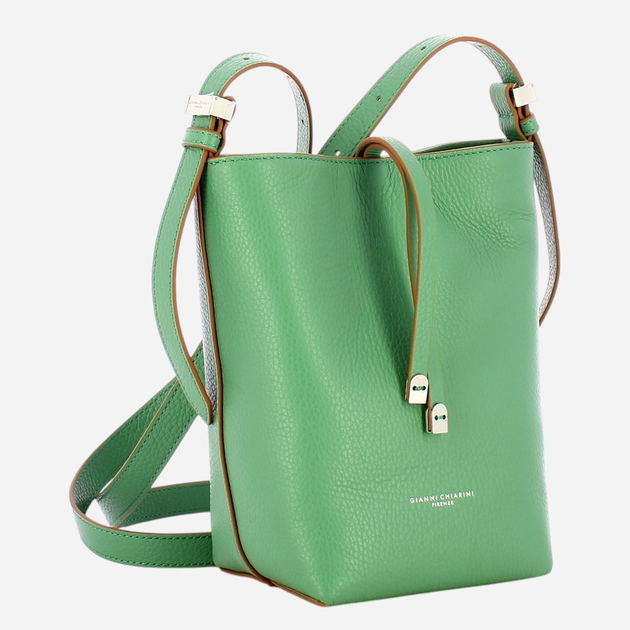 Torebka crossbody damska skórzana Gianni Chiarini Amelia BS-11345/COMM-GRN-382 Zielona - obraz 3