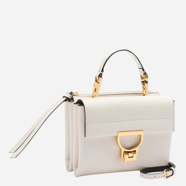 Torebka crossbody damska skórzana Coccinelle Arlettis E1MD555B701-H14 Biała - obraz 3