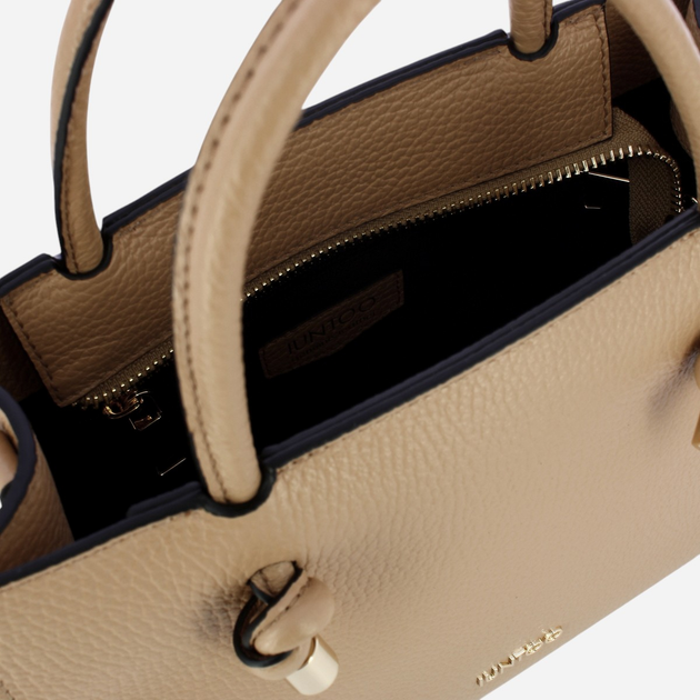 Torebka crossbody damska skórzana IUNTOO Armonia 168117-082 Jasnobrązowa - obraz 5