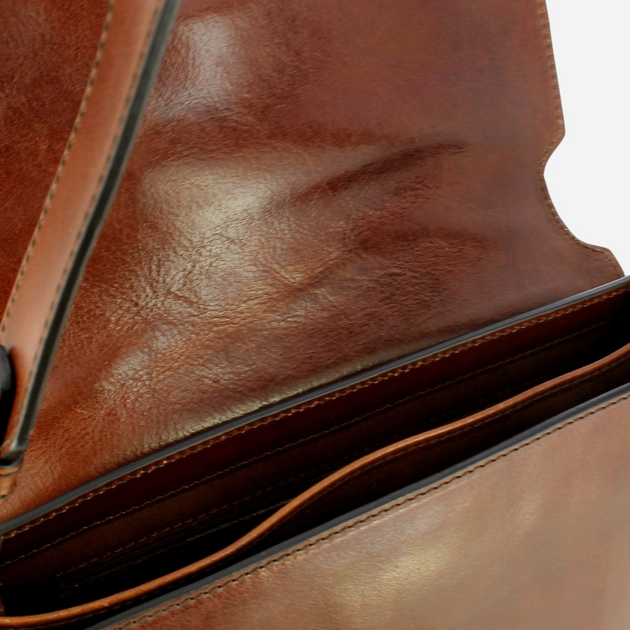 Torebka crossbody damska skórzana The Bridge Beatrice 04463001-14 Brązowa - obraz 5