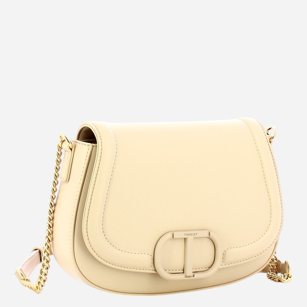Torebka crossbody damska mini Twinset Brera 251TB7230-12140 Beżowa - obraz 3