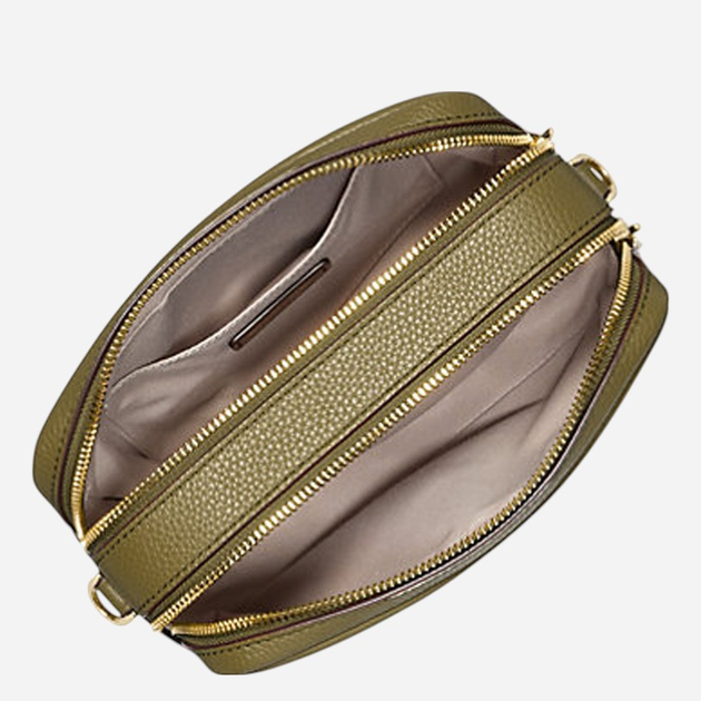 Torebka crossbody damska skórzana Michael Kors Bryant 32S5GYTC5L-367 Oliwkowa - obraz 3