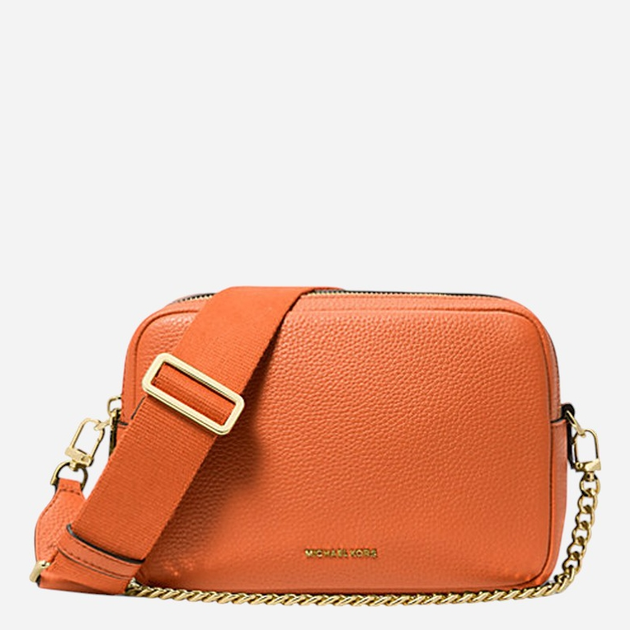Torebka crossbody damska skórzana Michael Kors Bryant 32S5GYTC5L-888 Pomarańczowa - obraz 1
