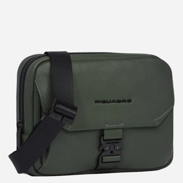 Torba przez ramię męska skórzana Piquadro CA6615S135/VE Zielona - obraz 3