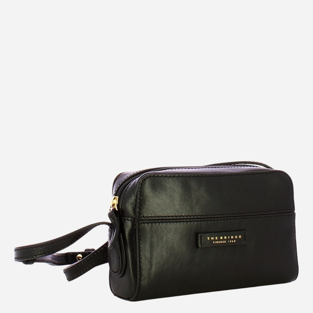 Torebka crossbody damska skórzana The Bridge Elettra 44670501-30 Czarna - obraz 3