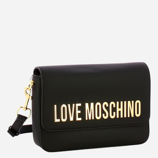 Torebka crossbody damska mała Love Moschino JC4023PP1MKD0000 Czarna - obraz 3