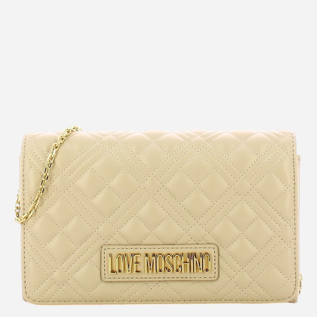 Сумка крос-боді через плече жіноча маленька Love Moschino JC4079PP1MLA0110 Молочна (800070339041) - зображення 1