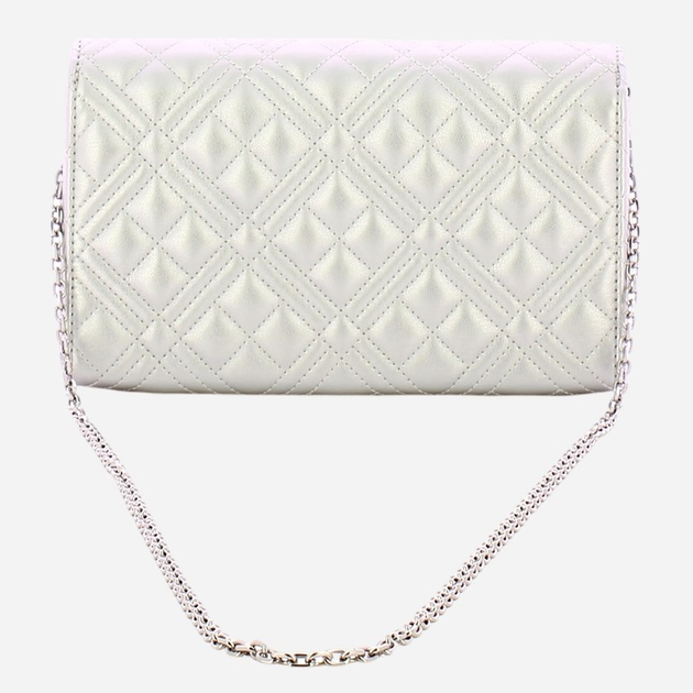 Torebka crossbody damska mini Love Moschino JC4079PP1MLA196B Srebrna - obraz 2